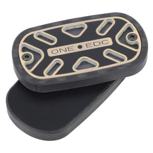 Fidget Slider Carbon Fiber Pocket Style 5.3x3x1cm