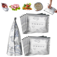 Reusable Mylar Bags 30 Pack Small Foil Food Storage Bags with Airtight Resealable Zipper for Snacks Coffee