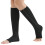 Zipper Compression Socks 2 Pairs 1520mmHg Open Toe Support for Circulation Black L/XL 2