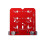 Cabinet Hinge Jig 35mm Adjustable Aluminum Alloy Template Tool for Precise Hinge Positioning Red 1
