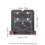 Cabinet Hinge Jig 35mm Adjustable Aluminum Alloy Template Tool for Precise Hinge Positioning Red 2