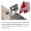 Cabinet Hinge Jig 35mm Adjustable Aluminum Alloy Template Tool for Precise Hinge Positioning Red 5
