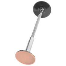 Door Hole Cover Plate Stainless Steel Filler for Interior Doors, Durable Easy Install Clean Finish