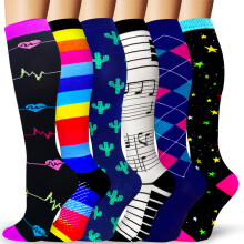 Copper Compression Socks S/M for Men and Women, Graduated Support, CopperInfused Fabric for Circulation