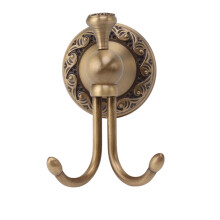 Vintage Copper Wall Mounted Coat Hook for Bathroom Bedroom, Durable European Style Clothes and Robe Hanger