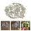 Gestanzte Schablonen mit Blumenkranz für Scrapbooking, 2