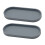 Plateau de rangement elliptique polyvalent en Silicone pour-Gris 1