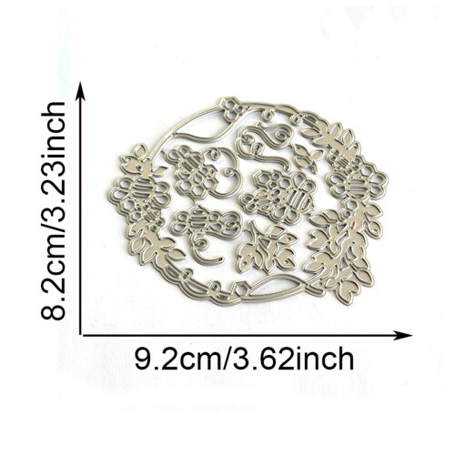 Flower Wreath Die Cut Stencils for Scrapbooking Decorative 2