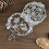 Gestanzte Schablonen mit Blumenkranz für Scrapbooking, 6