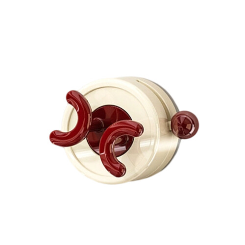Heat Resistant Suction Wall Hook for Organizing-Retro Red