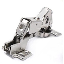 165 Degree Cabinet Hinge with 165 Wide Opening, Soft Close Silver Hinge for Kitchen and Wardrobe Cabinets