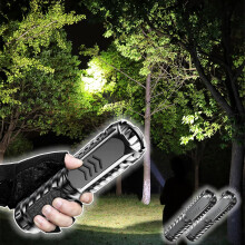 Rechargeable LED Flashlight 1000 Lumens Super Bright Zoomable Waterproof Handheld Light for Camping Hunting