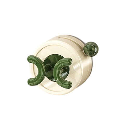 Heat Resistant Suction Cup Hook Organizes Kitchen-Retro green