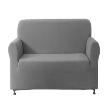 Stretch bankhoes Stevig polyester Snelle-Eenzitsbank Lichtgrijs