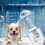 ABS Pet Bathing Foam Machine for Easy Cleaning Dogs-Gray 4
