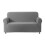 Bankhoes Elastisch polyester hoezen Stevige-Tweezits Lichtgrijs 1