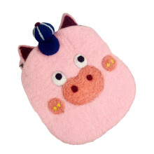 Animal Themed Felt Table Mats Nonslip Bottom Heat-piggy