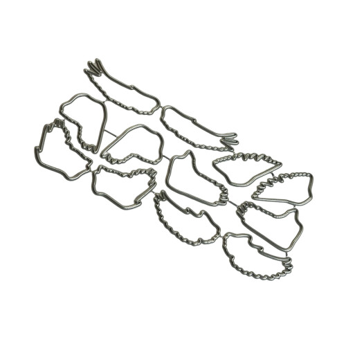 Wing koolstofstaal gestanst voor het maken van kaarten,
