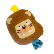 User friendly Felt Drink Coaster Funny Animal-Little lion