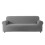 Housse de canapé en tissu Polyester-Trois places gris clair 1