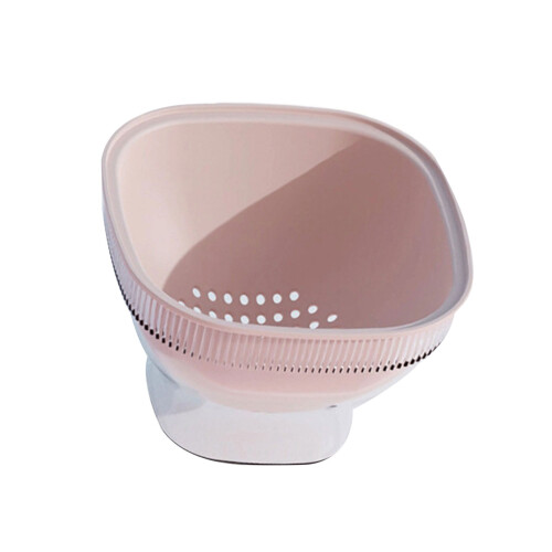 Double Layer Miniature Colander Basket For Kitchen Fruit-2