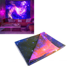 Glow in Dark Star Sky Tapestry 230x180cm UV Reactive Bedroom Party Wall Decor
