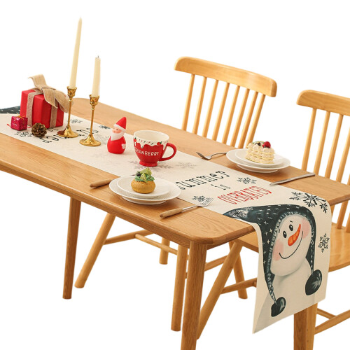 Nappe de vacances réutilisable, décorations de noël,-6