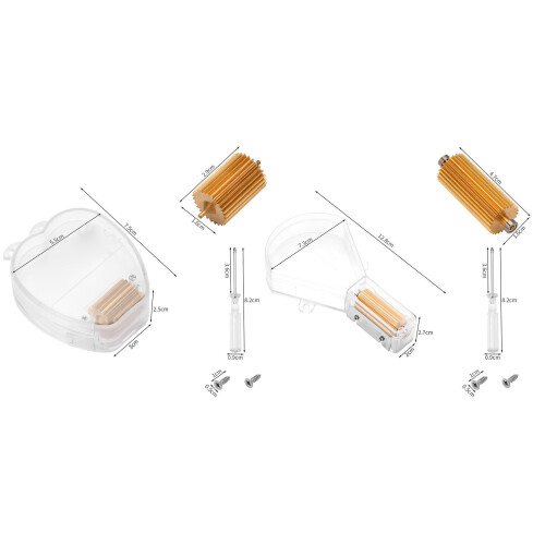 Leather Finishing Tool Leather Edging Coating-Deep fan teeth 1