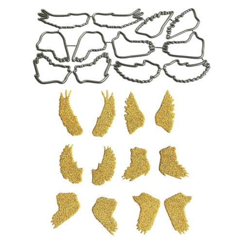 Wing koolstofstaal gestanst voor het maken van kaarten, 1