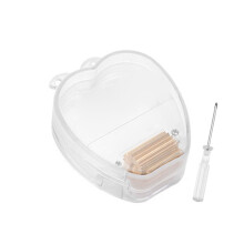 Leather Edging Touch Up Tool Fan Shape-Apple shaped deep te