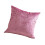 Housse de coussin en relief à fleurs, tissu Polyester en-Rose 1