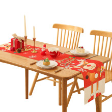 Christmas Dining Table Cover Sturdy Fabric for Family-2