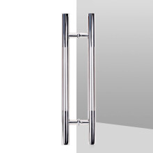 Stainless Steel Shower Door Handle 38x800mm, Waterproof Grip, Easy DIY Glass Door Pull Replacement