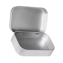 Klappbare Deckel-Organizer, Boxen, rostfreie- Silber