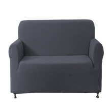Sofa-Schonbezug, Polyester, elastische-Einsitzer Dunkelgrau