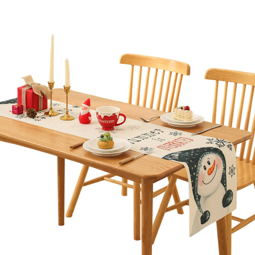 Couverture de table à manger de Noël en tissu robuste pour les-3 1