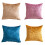 Polyester Europese kussensloop Jacquardpatroon Meerdere-Roze 2