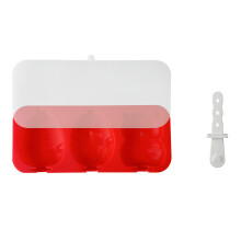 Moules à glaces en Silicone résistants à la chaleur, pour-Rouge