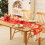 Couverture de table à manger de Noël en tissu robuste pour les-3 7