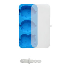 IJs-siliconenvorm voor zelfgemaakte ijslolly's Gemakkelijk-Blauw