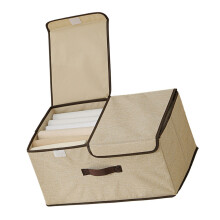Boîte de rangement pliable à sections multiples pour les-L BE