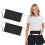Adjustable Waist Tie Black Polyester Kitchen Apron-Thickened 2