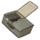 Boîte de rangement pliable à plusieurs compartiments,-M Gris 1