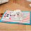 Coussin de refroidissement confortable pour chien,-XS Latté rayé 6