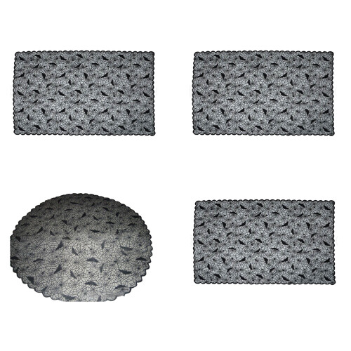 Polyester Table Cover Decorative Sheer Lace Designs Easy-A 1