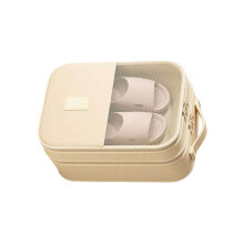 Odor Resistant Shoe Organizers With Ventilated Side-Beige 1