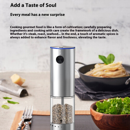 Rechargeable Electric Spices Grinder With Transparent Window 2