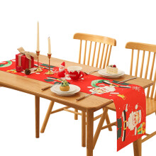 Kerst eettafelhoes Stevige stof voor familiefeesten,-1