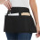 Adjustable Waist Tie Black Polyester Kitchen Apron-Thickened 7