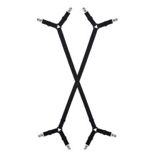 Premium lakenspanners Clips Eenvoudige-2 4 clips zwart